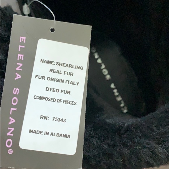 Beautiful trendy NWT black leather boots with fur - Picture 5 of 5